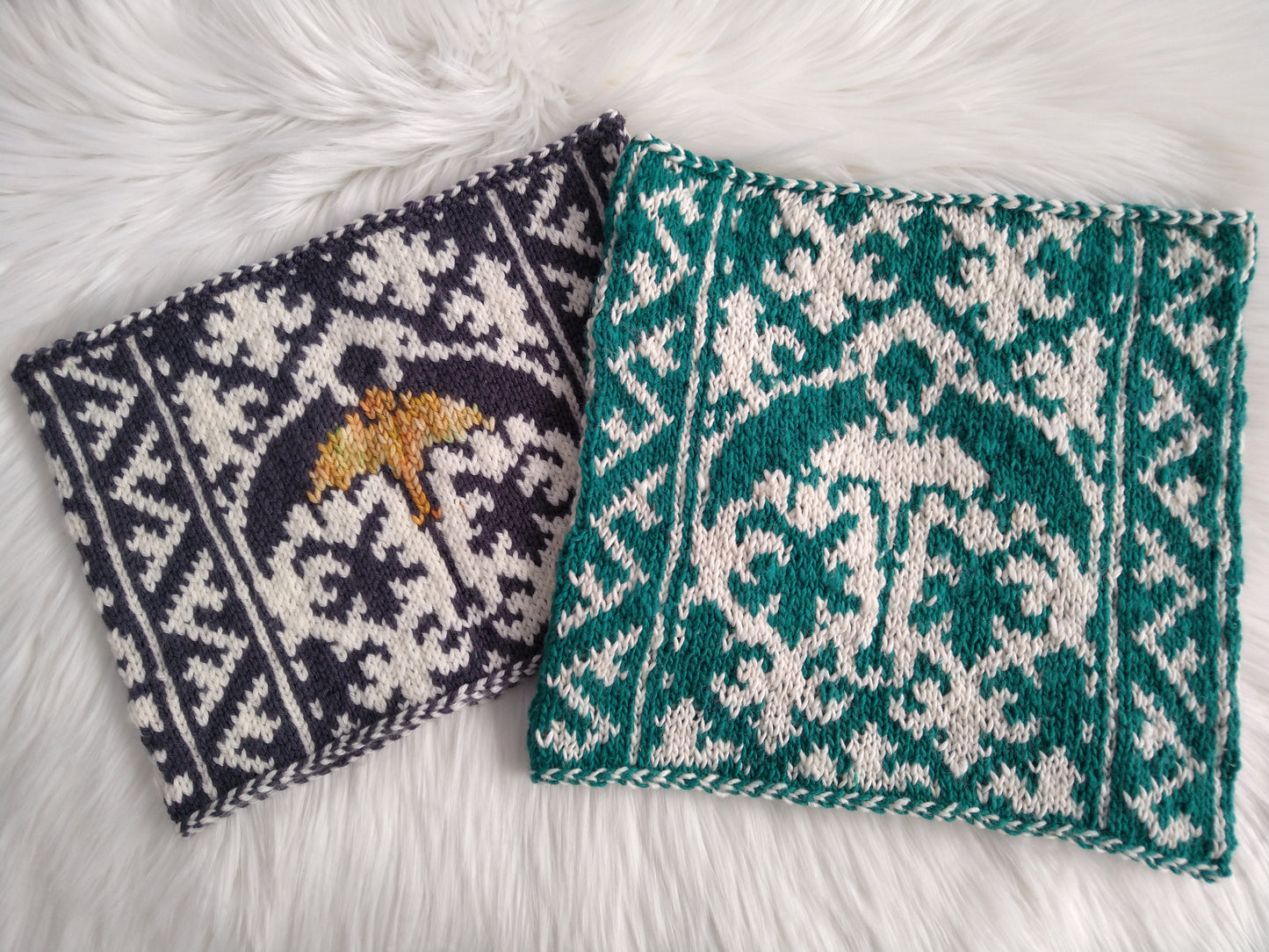 Death Wing Cowl Knitting Pattern